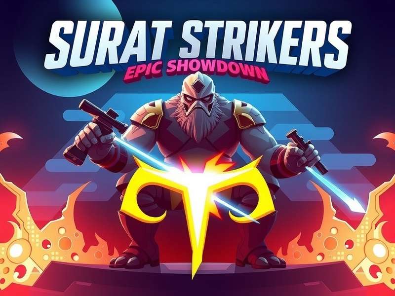 Surat Strikers Epic Showdown Game Banner